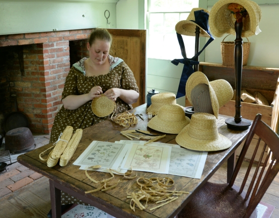 Historical milliner Anna Worden