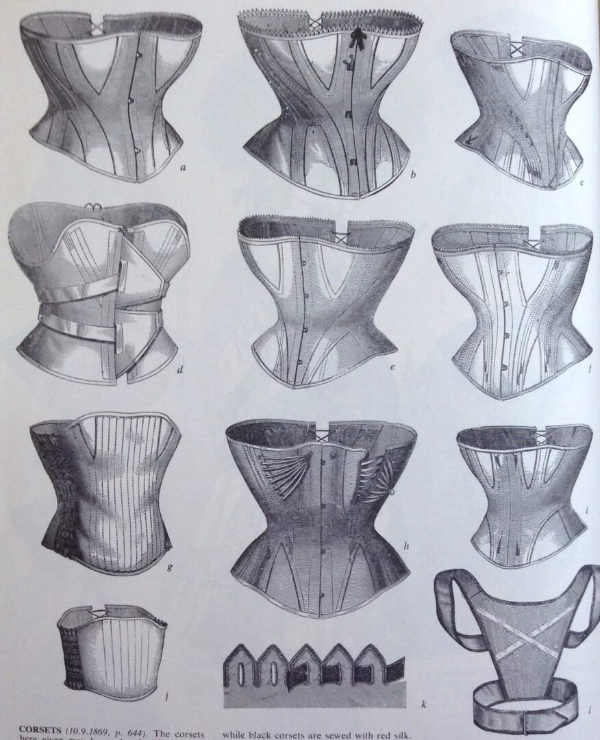 1869 Corsets for women and girls 1869 Corsets for women and girls