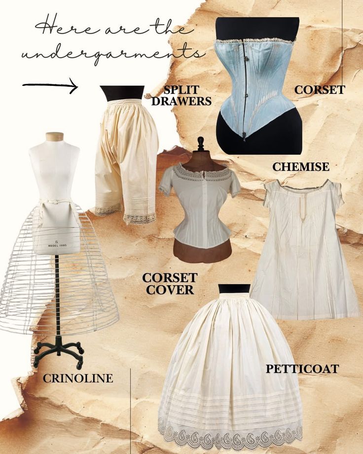 Late 1860s Undergarments