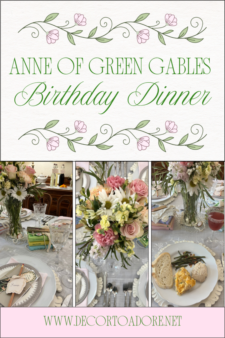 Anne Of Green Gables Birthday Dinner