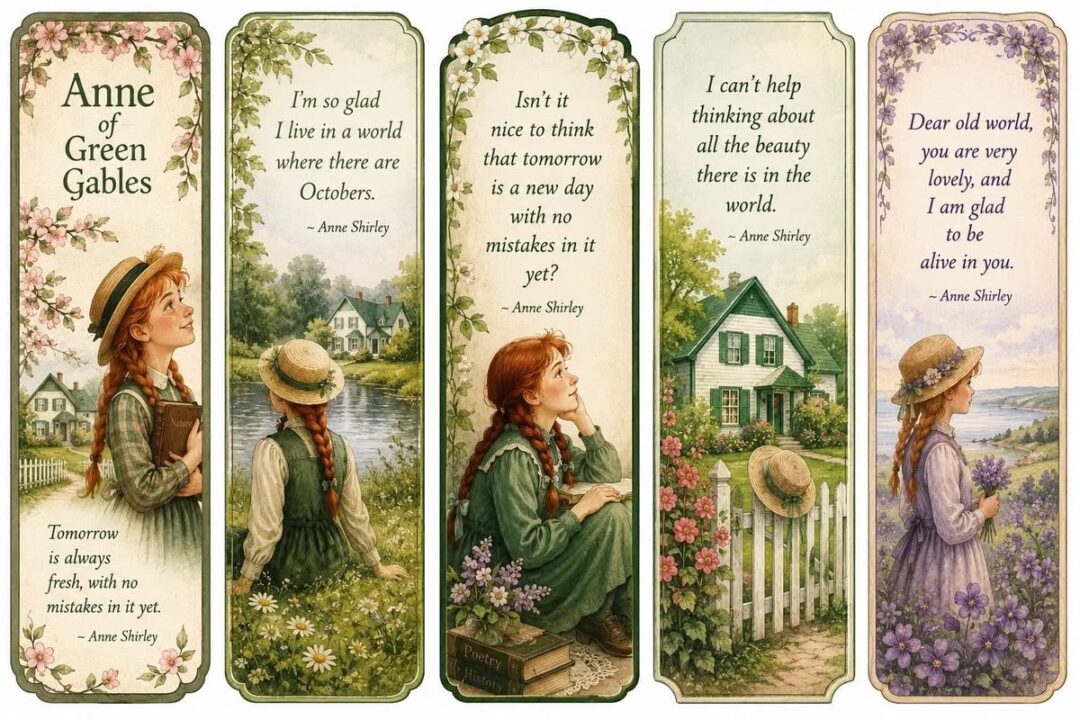 Anne of Green Gables Book Marks