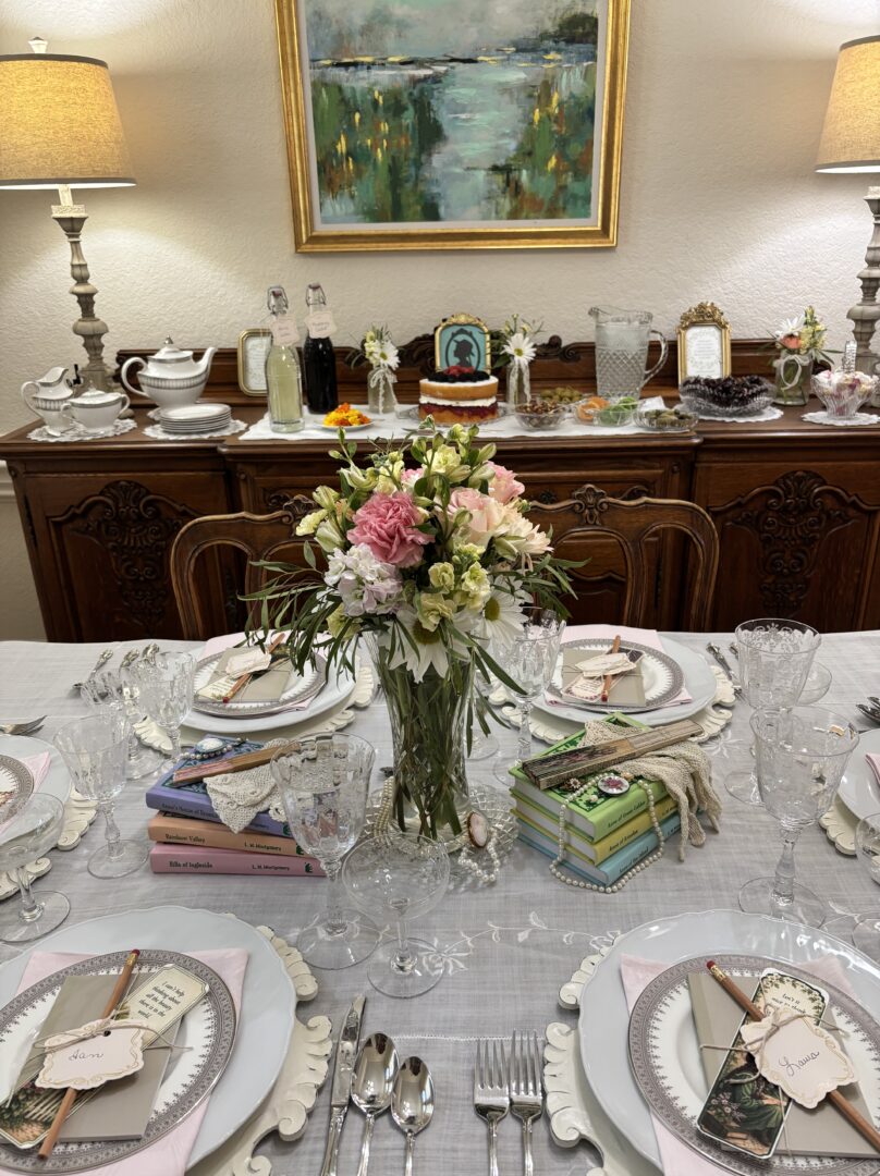 Anne of Green Gables table setting