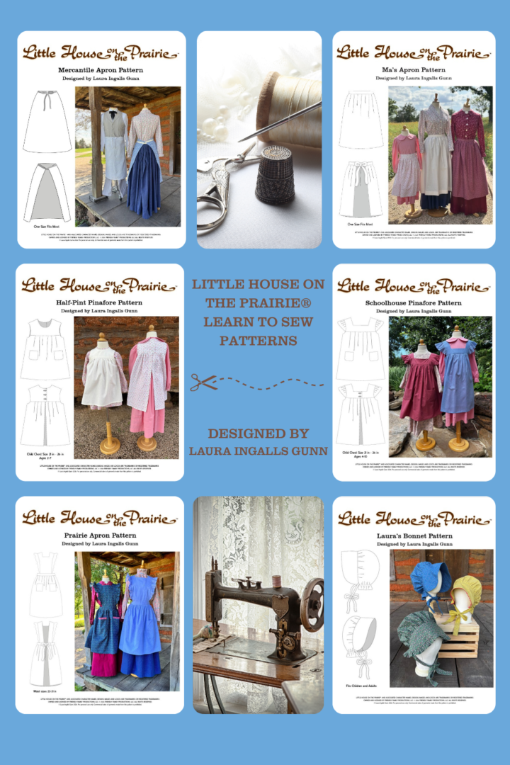 Little House on the Prairie® Learn To Sew Patterns