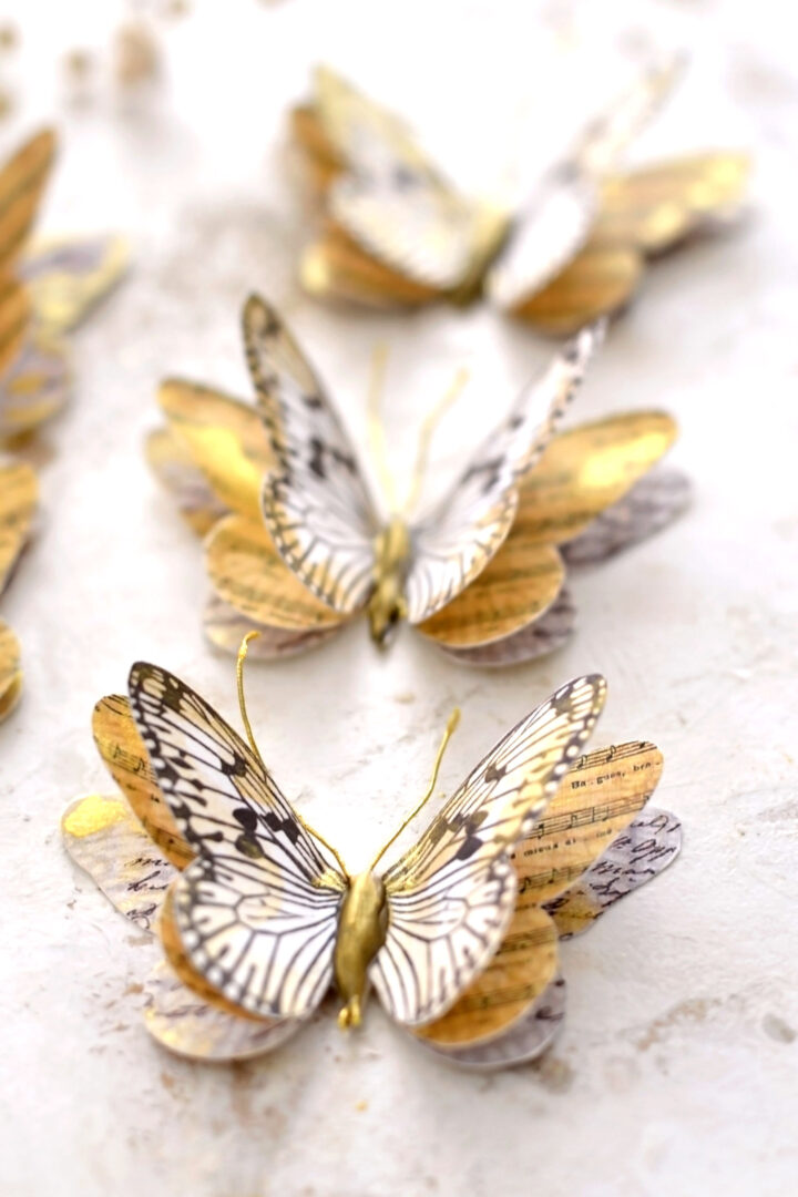 Pretty paper butterflies