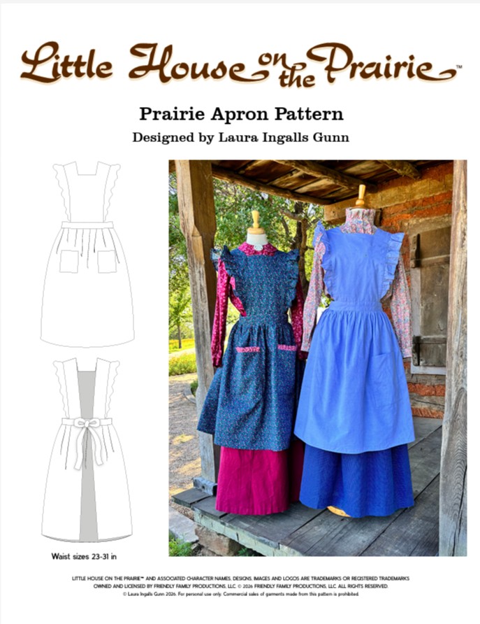 Prairie Apron Little House on the Prairie® Learn To Sew Series PDF Pattern Five Prairie Apron Little House on the Prairie® Learn To Sew Series PDF Pattern Five