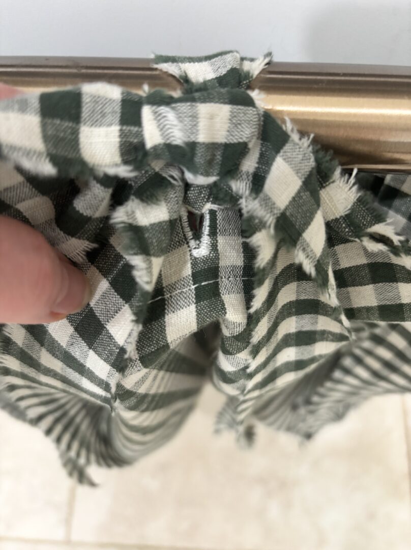 A Gingham Oven Skirt