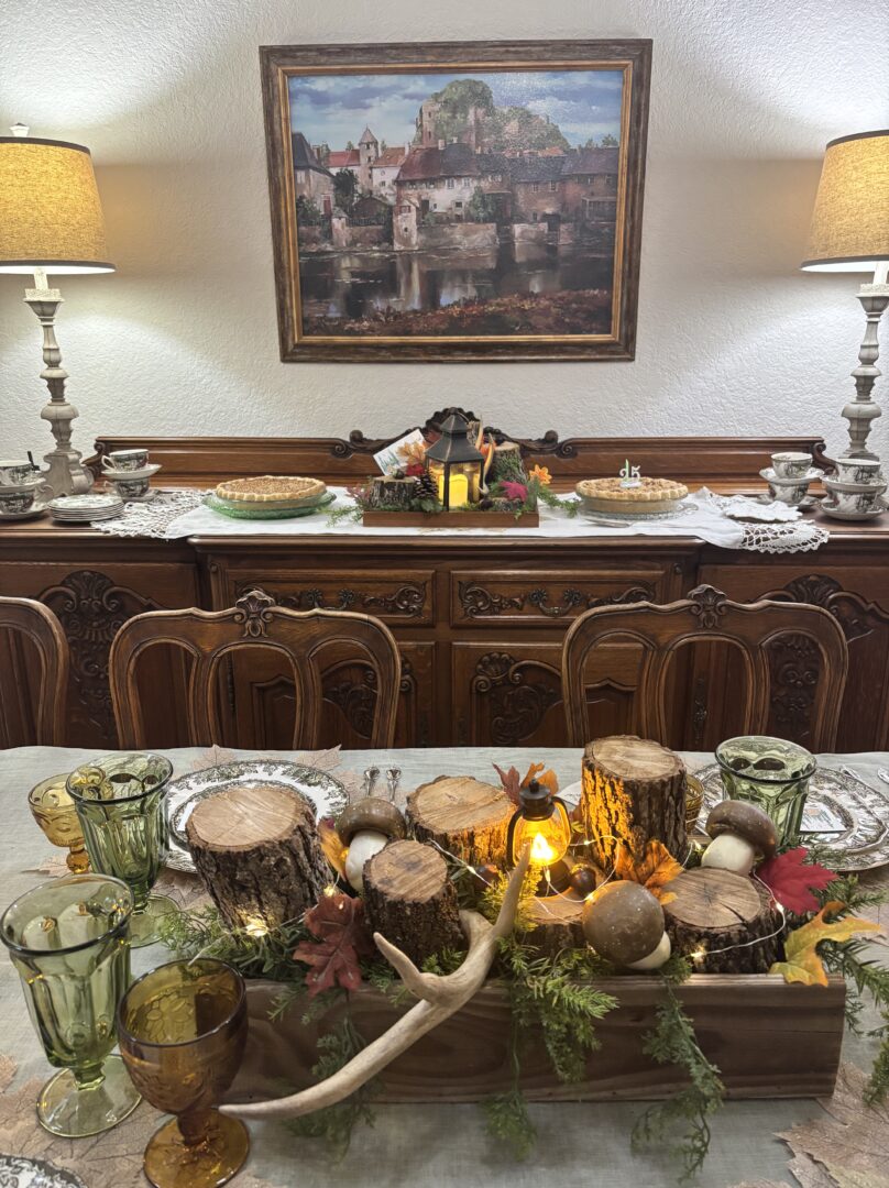 Outdoor themed sideboard