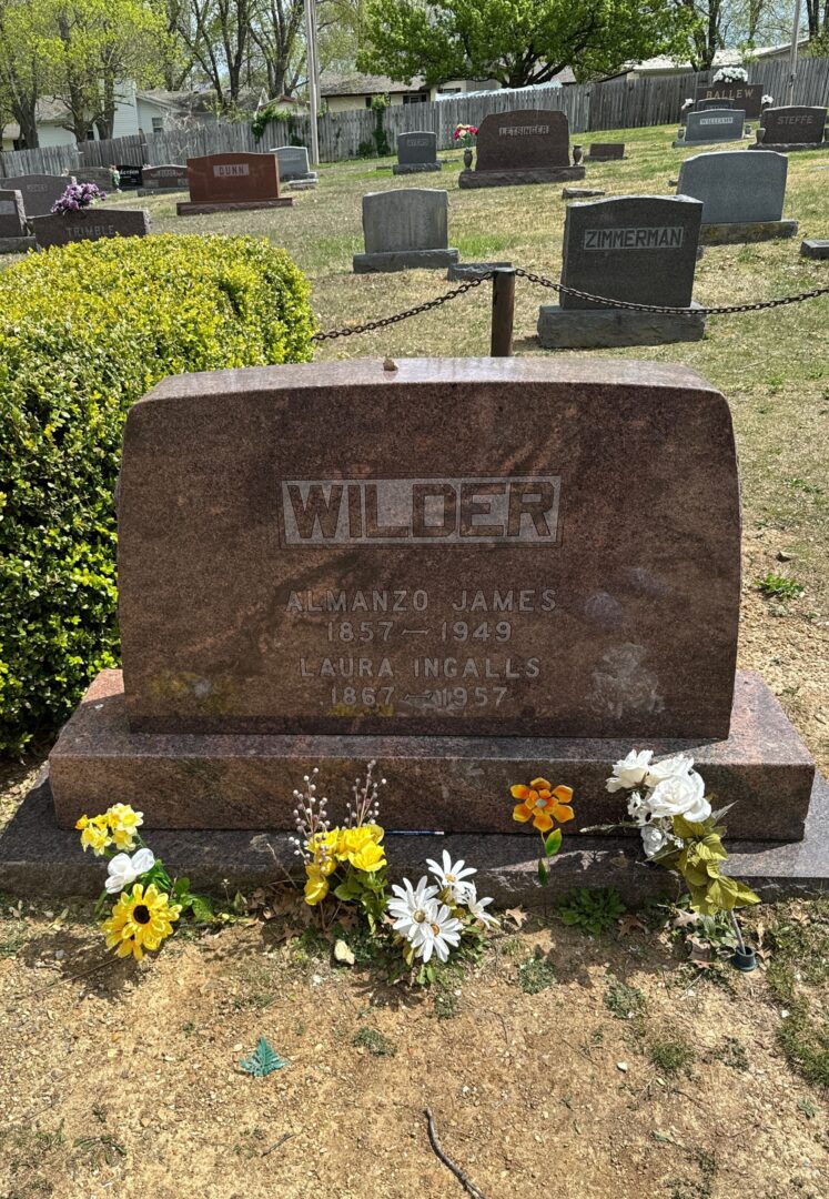 Grave of Laura Ingalls Wilder Grave of Laura Ingalls Wilder