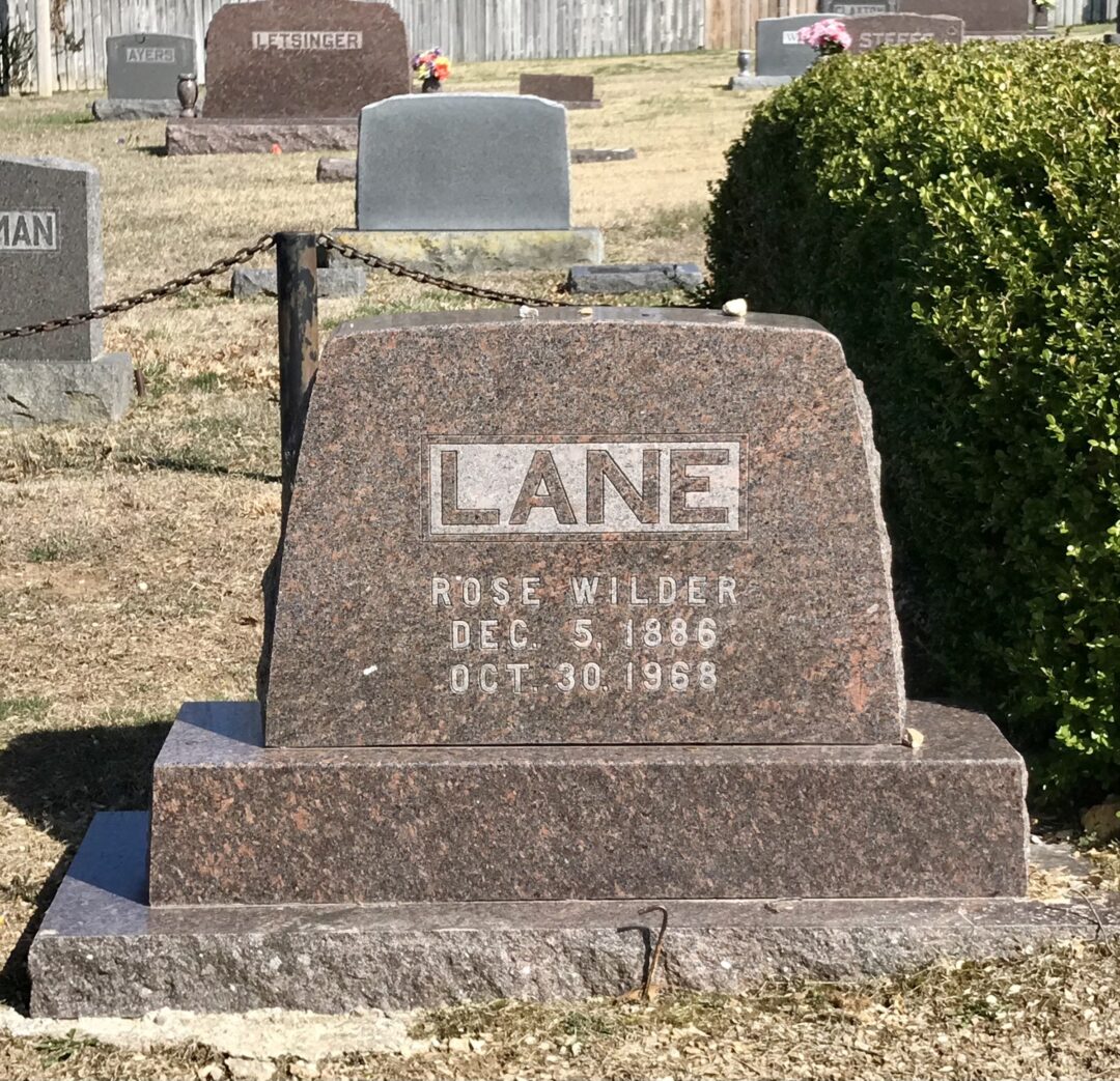 Rose Wilder Lane gravesite