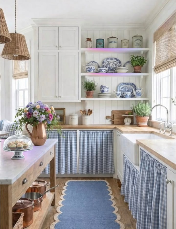 Kitchen sink skirt