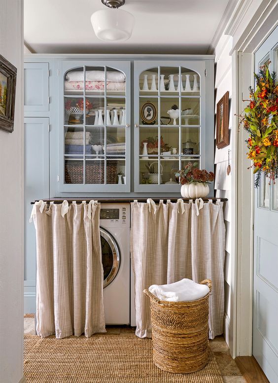 Laundry room skirt