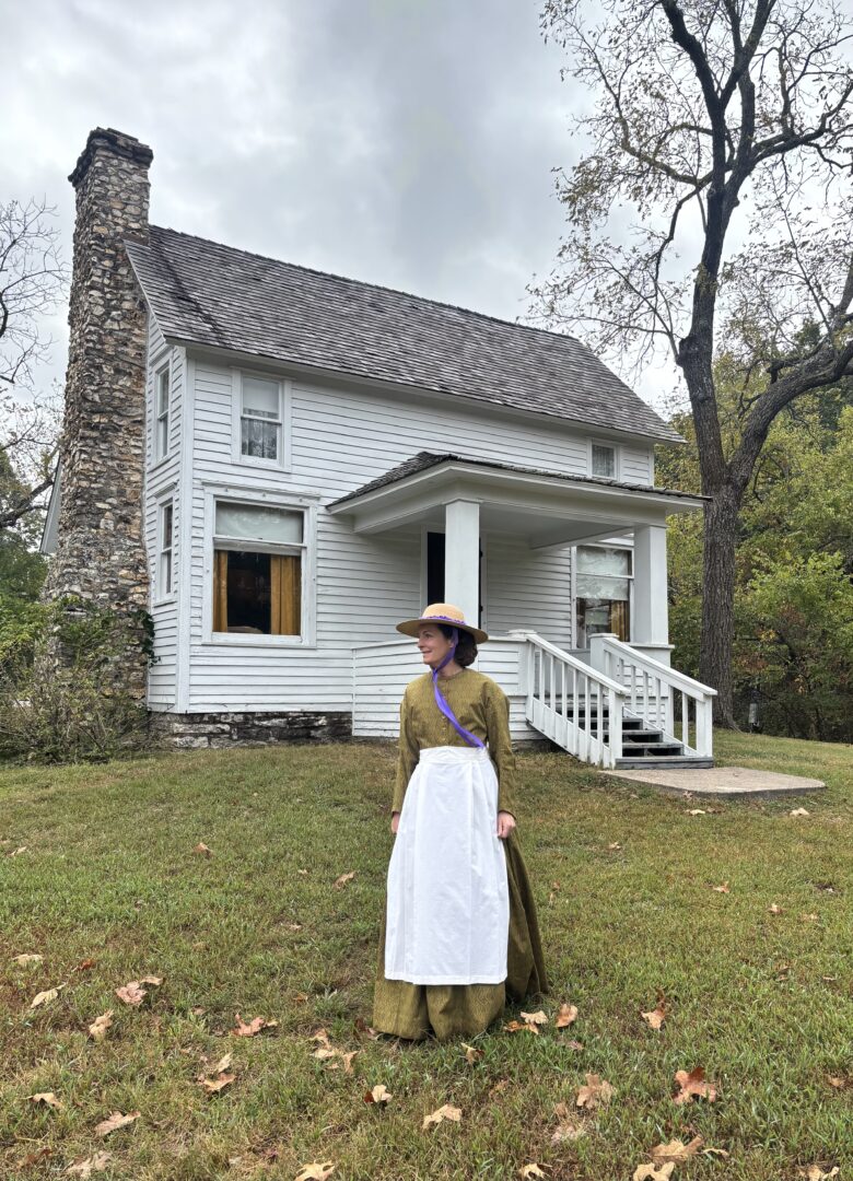 Laura Ingalls Gunn at Rocky Ridge the home of Laura Ingalls Wilder