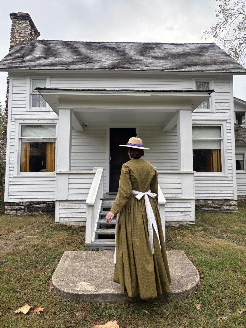 Laura Ingalls Gunn at Rocky Ridge the home of Laura Ingalls Wilder